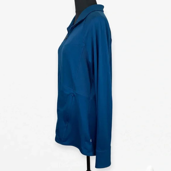 Champion Blue Utility Active workout Jacket Full Zip up Performance XL - Picture 3 of 8